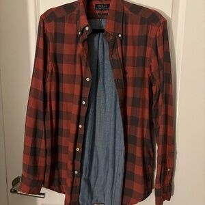 Mens Polo Ralph Lauren Flannel Shirt Medium